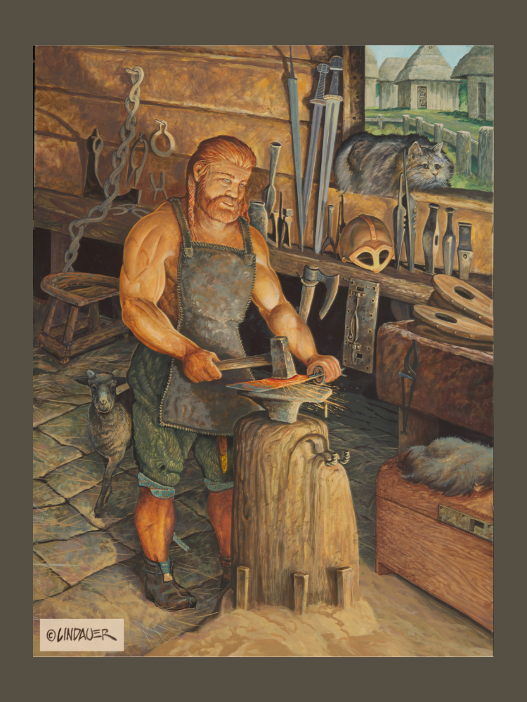 The Blacksmith Heirloom Quality Limited Edition Stretch Canvas